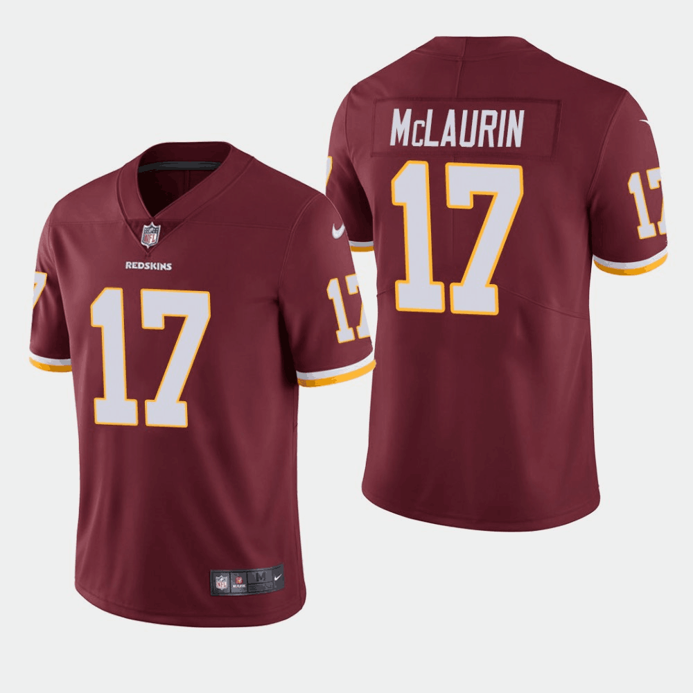 Men's Washington Redskins #17 Terry McLaurin Red Vapor Untouchable Limited NFL Stitched Jersey